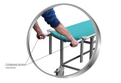 Тележка медицинская для перевозки больных ТБ-01 арт. Md21621