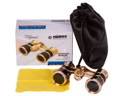 Театральный бинокль Konus 3x25 Black