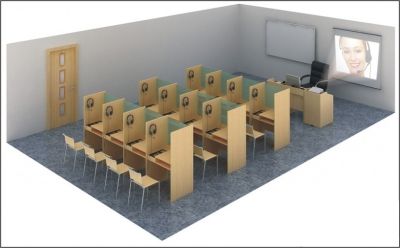 Лингафонный кабинет с элементами мультимедиа Норд А-СЭМ-3 4 места арт. ФгК26880