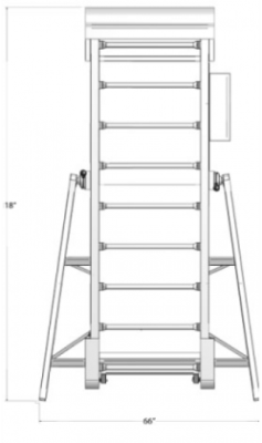 Интерактивная поверхность для скалолазания Laddermill арт. ExR23600