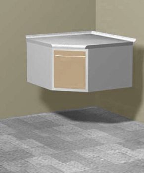 Настенная металлическая тумба