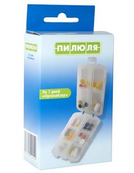 Таблетница 7 дней - Органайзер арт. 3778