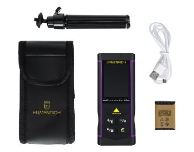 Лазерная рулетка Ermenrich PRO LR100, с камерой