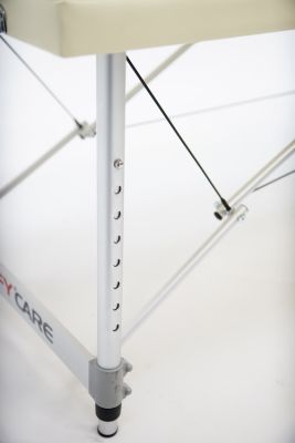 Стол массажный, алюминиевый 3-х секционный, кремовый MET Comfort A3