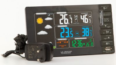 Метеостанция La Crosse WS6827 с цветным экраном и USB-портом