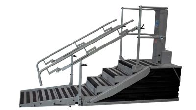 Лестница-брусья с электронной регулировкой высоты ступеней «АЛЬТЕРСТЕП» арт. Mad23331