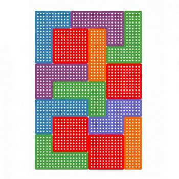 Настенные панели «Тетрис» 14 шт.