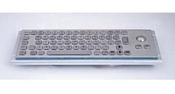 Металлическая антивандальная клавиатура c Track ball трекбол trackball TG-PC-ET арт. ТчБ24254