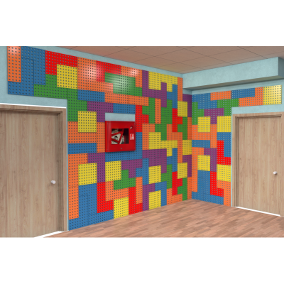 Настенные панели «Тетрис» 14 шт.