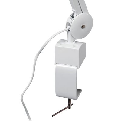 Лупа-лампа на струбцине Veber LED Bi-color, со сменными линзами и подсветкой (8608D)