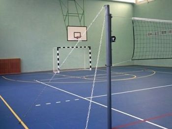 Стойки волейбольные на растяжках, пара