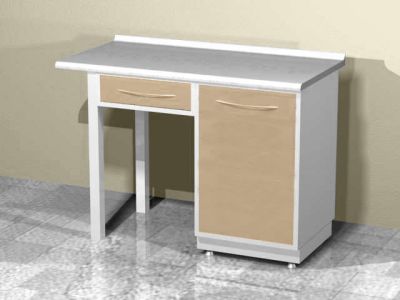 Стол лабораторный однотумбовый