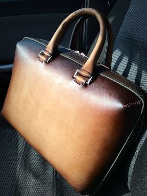 Портфель Deal (ручная работа, натуральная кожа), коричневый