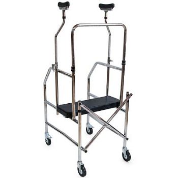 Ходунки с подмышечной опорой на колесах PMR094