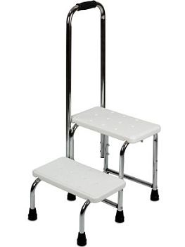 Ступени с поручнем для ванной комнаты Bellforia ST-03