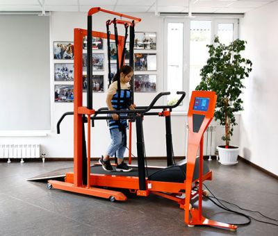 Тренажер реабилитационный – детская беговая дорожка с биологической обратной связью С+