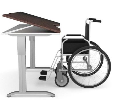 Стол для инвалидов колясочников регулируемый по высоте арт. ES18835