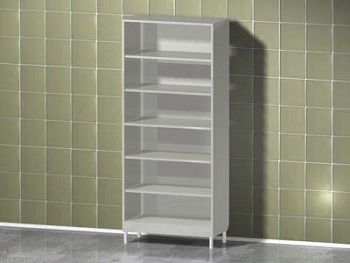 шкаф AS-H12 с четырьмя полками (без дверей) на ножках 100 мм арт. 10580