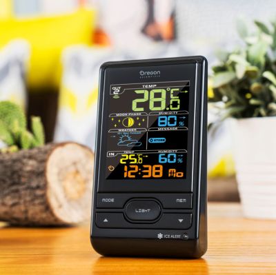 Метеостанция Oregon Scientific BAR208S, черная