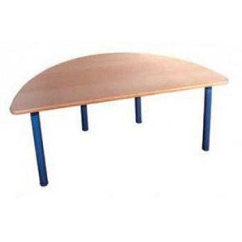 Стол полукруглый на регулируемых ножках