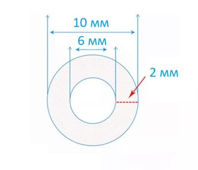 Силиконовая трубка для отсасывателя CA-MI