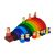 Разноцветный деревянный конструктор Радуга