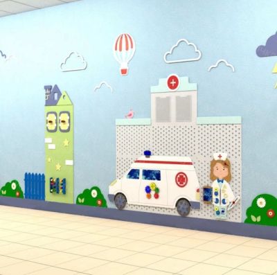 Декоративно-развивающая панель «Поликлиника» арт. Umn27529