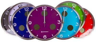 Часы настенные Bresser (Брессер) MyTime io NX Thermo/Hygro, 30 см, серые