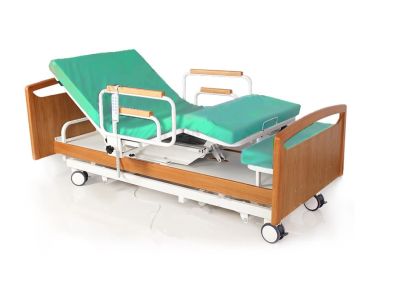 Кровать с ПОВОРОТНЫМ КРЕСЛОМ, для лежачих больных МЕТ RAUND UP