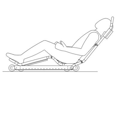 Эвакуационное кресло для лежачих и маломобильных групп населения КСК-02