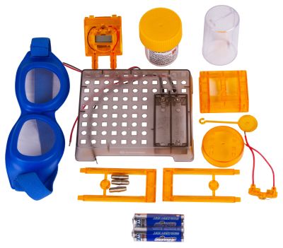 Набор для экспериментов Bresser Junior «Часы на жидкостном аккумуляторе»