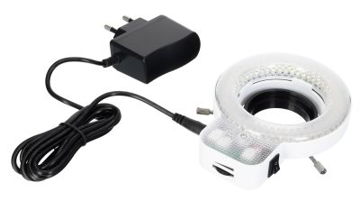 Осветитель кольцевой Levenhuk LED 144, с адаптером и резьбой