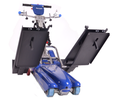 Лестничный гусеничный подъемник для инвалидов LG 2004 с рампой