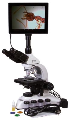 Микроскоп цифровой Levenhuk (Левенгук) MED D20T LCD, тринокулярный