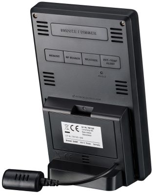 Метеостанция Bresser (Брессер) ClimaTemp WS с цветным дисплеем, черная