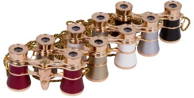 Бинокль Levenhuk (Левенгук) Broadway 325F с подсветкой и цепочкой, черный