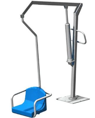 Подъемник для бассейна с гидравлическим приводом для инвалидов ИПБ-170Г арт. Ipr12701