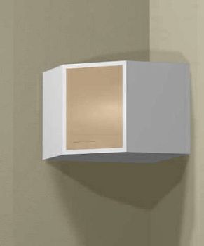 Тумба навесная угловая с 1 полкой и 1 дверью