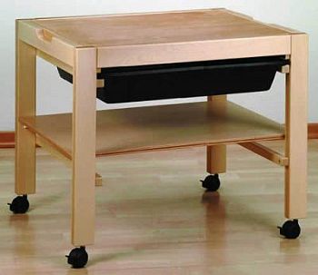 Игра тактильная «Рисуем на песке»: стол для работы с песком арт. RN18044