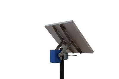 Светофор Т7 двусторонний мигающий 200 мм на солнечных батареях арт. Sb21367