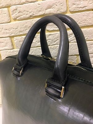 Портфель Deal (ручная работа, натуральная кожа), серый