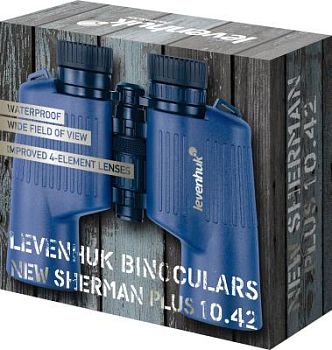 Бинокль Levenhuk New Sherman PLUS 10x42