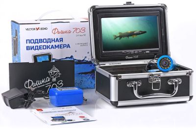 Камера подводная Фишка 703, с функцией видеозаписи