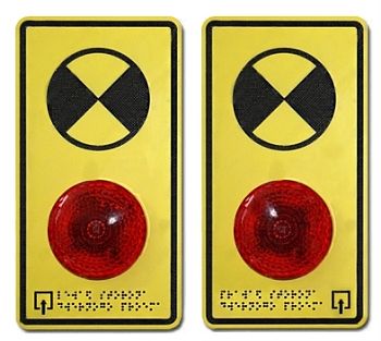 Световые маяки для обозначения габаритов входной двери или проема, пара арт.ИА12171