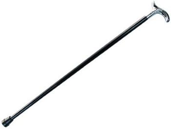 Трость опорная Welt-GW, с рукояткой c изображением русалки (под серебро) арт. MT11014