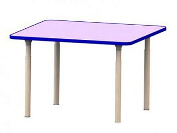 Стол квадратный на регулируемых ножках