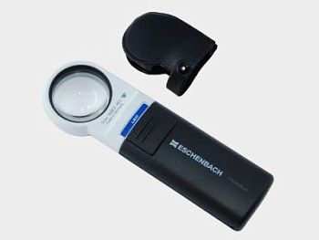 Лупа карманная с подсветкой Illuminated Magnifiers MOBILUX LED 10х арт. ИА3702