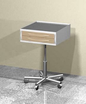 Передвижной столик (2 выдвижных ящика)