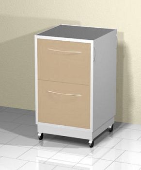 Передвижная тумба с 2 ящиками