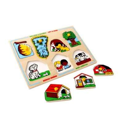 Кто где живет (пазлы)